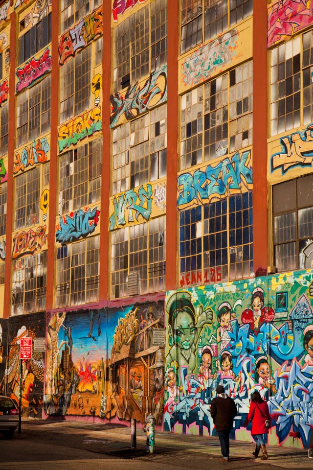 American graffiti: Five Pointz building, in Queens, New York