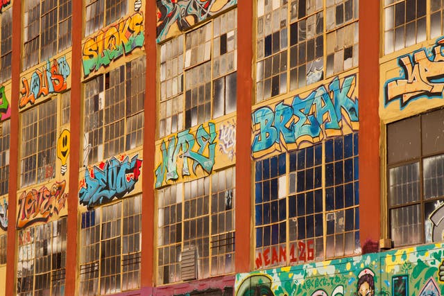 American graffiti: Five Pointz building, in Queens, New York