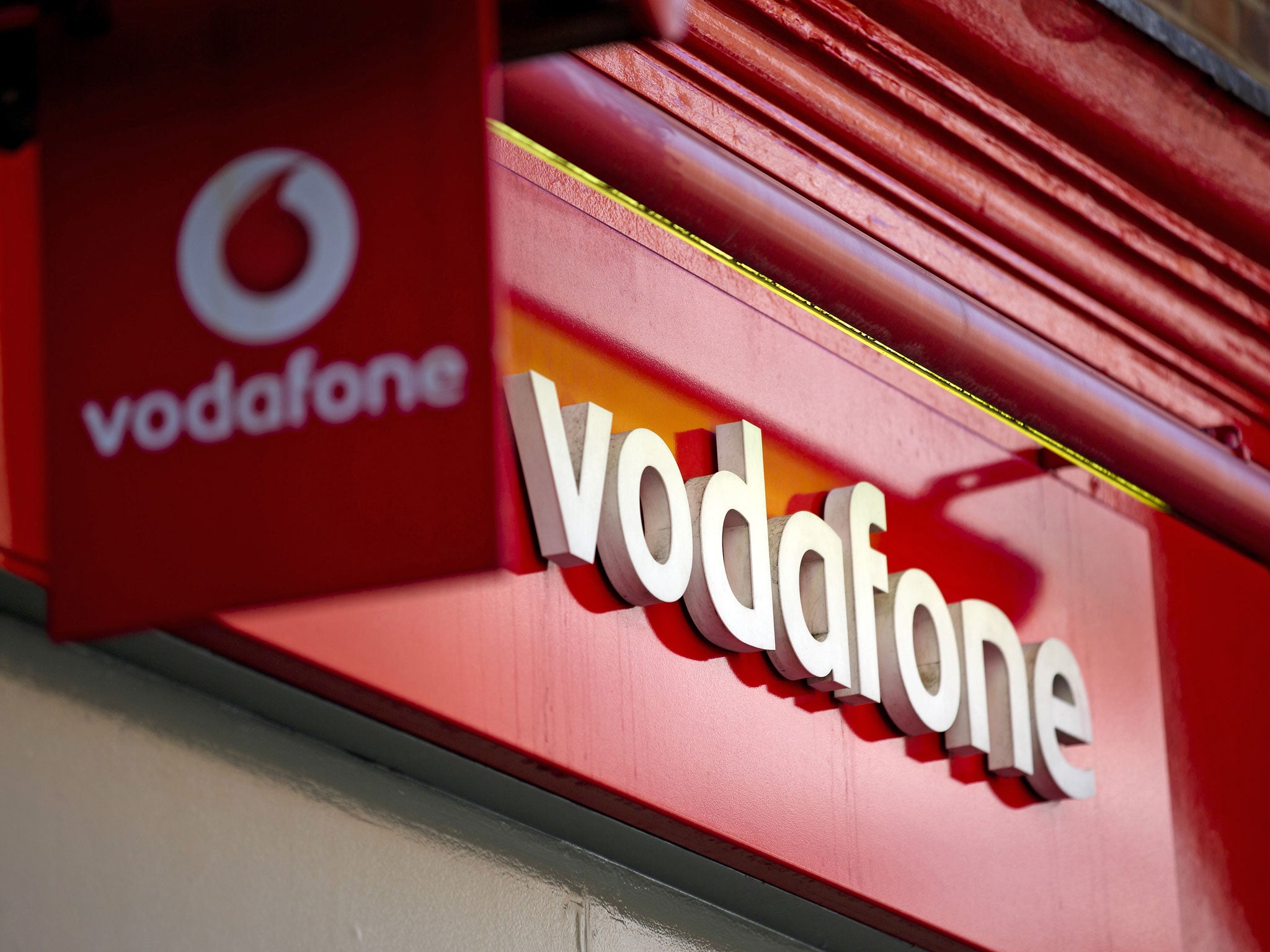 Vodafone customers have been hit by intermittent outages of text messages and other mobile phone services