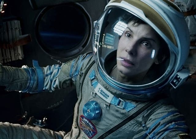 Sandra Bullock won Best Actress in an Action Movie for her role as a medical engineer trapped in space in Gravity