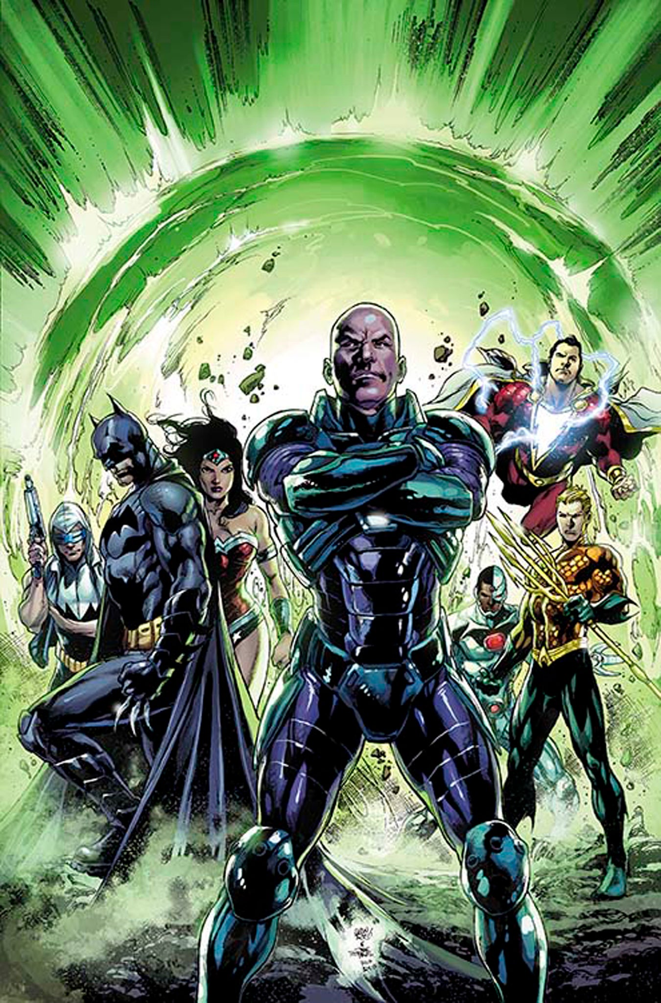 Lex Luthor's League: The cover art for 'Justice League'