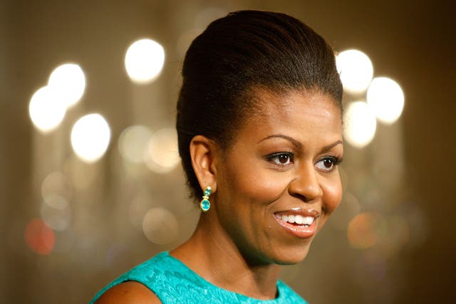 Michelle Obama was discussing her campaign 'Let Girls Learn'