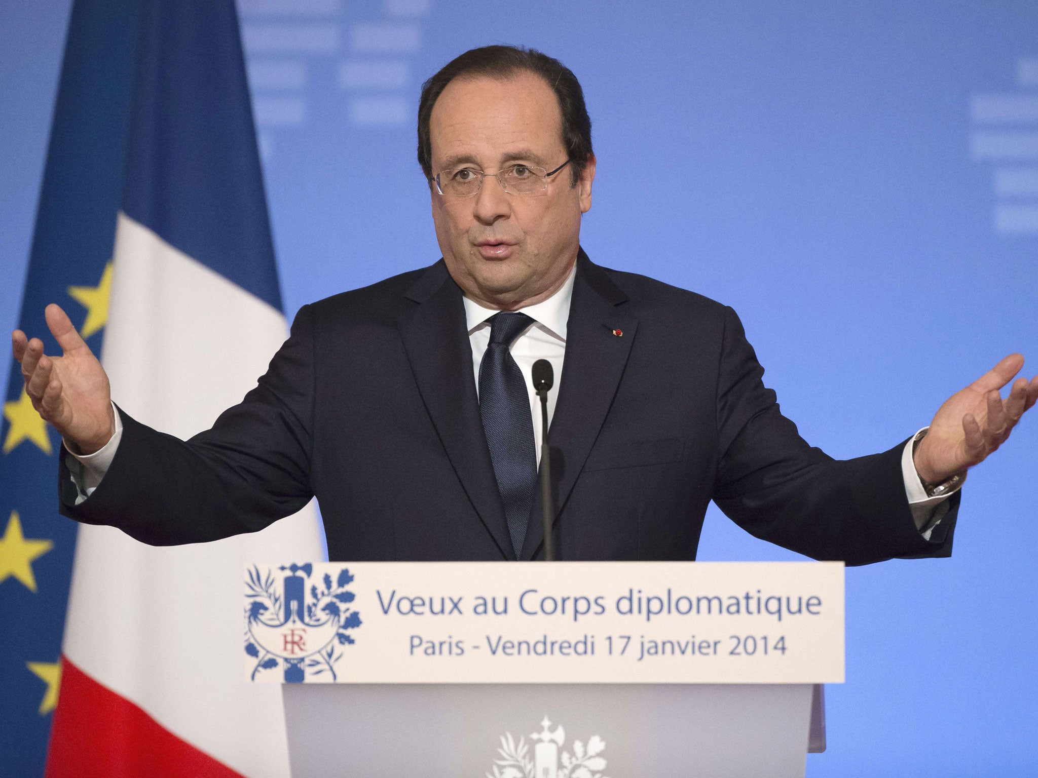 Hollande triumphed against the odds at a press conference this week