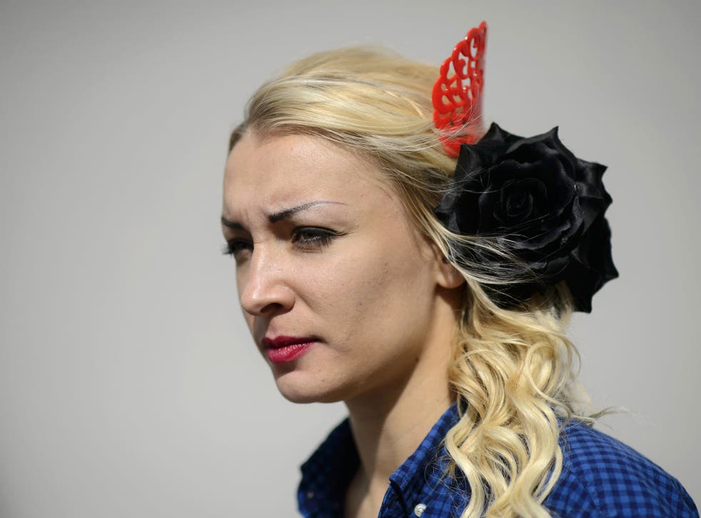 Inna Shevchenko was forced to flee Ukraine in 2012 after cutting down a holy cross with a chainsaw 