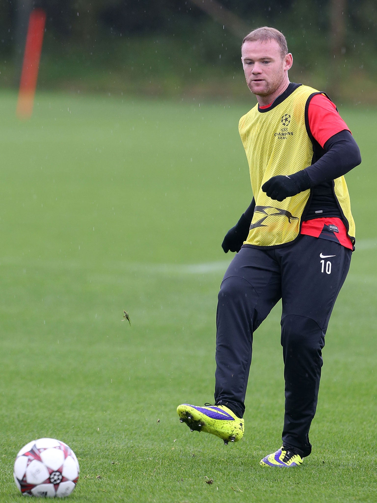 Wayne Rooney has resumed light training this week