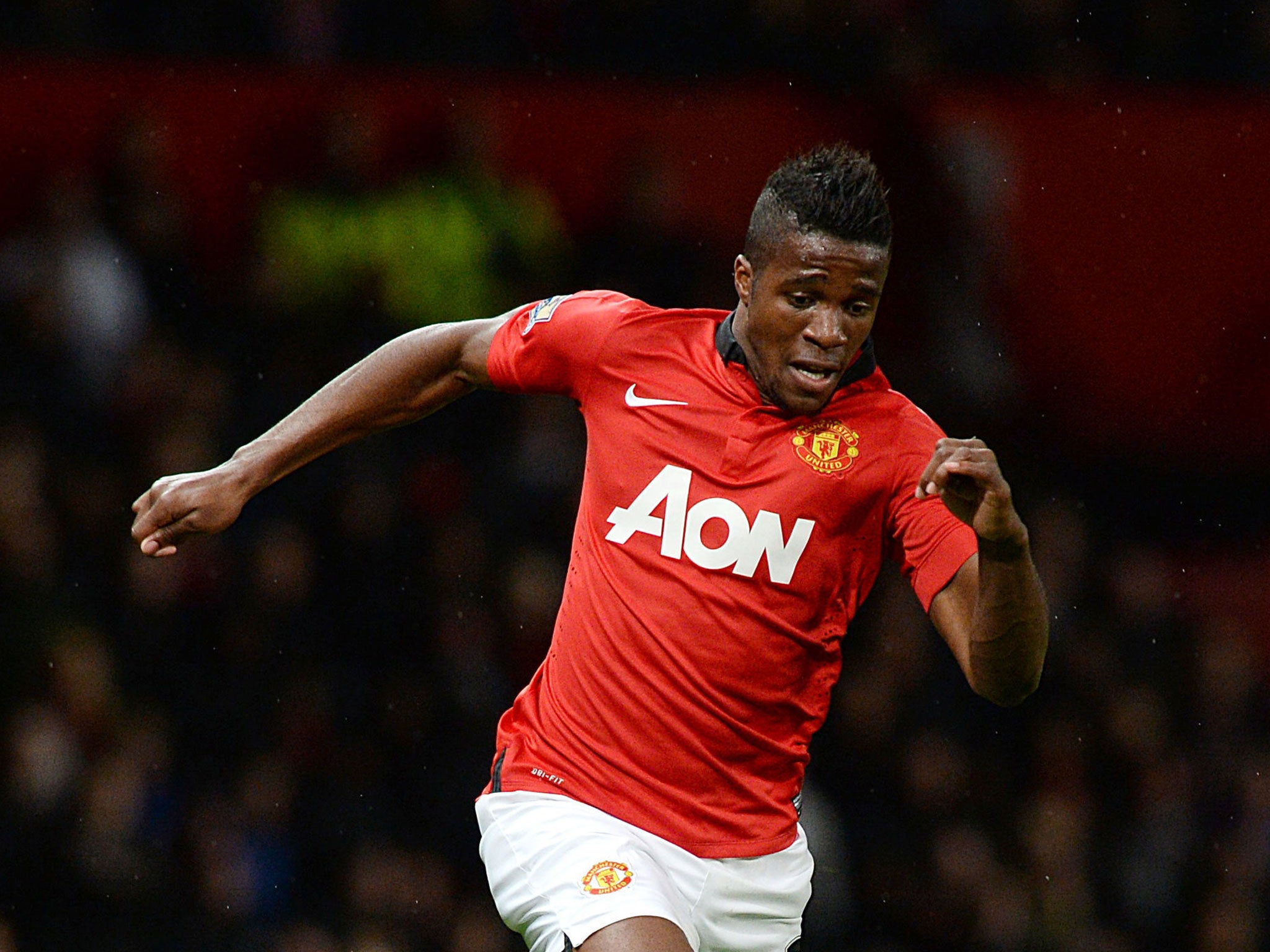 Wilfried Zaha has made just two substitute appearances for United in the league since joining