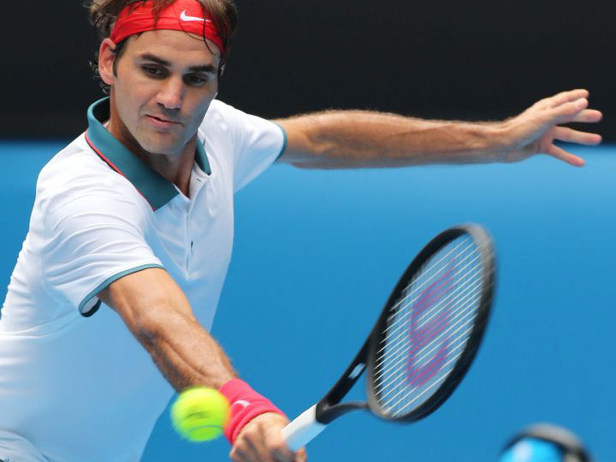 Federer was barely troubled by Russia's Teymuraz Gabashvili, the world number 79