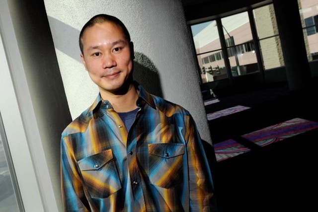 Tony Hsieh, founder of Zappos, where employees are famed for being happy