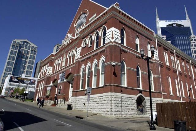 Country life: The Ryman Auditorium has hosted artists such as Hank Williams and Johnny Cash 