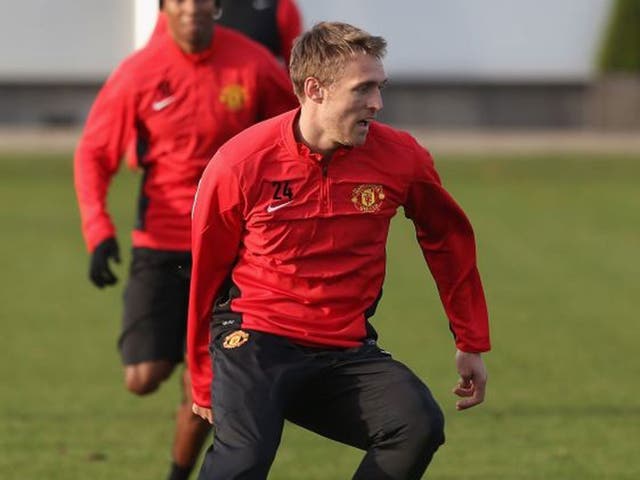 Positive move: Moyes has been impressed by Darren Fletcher’s return 