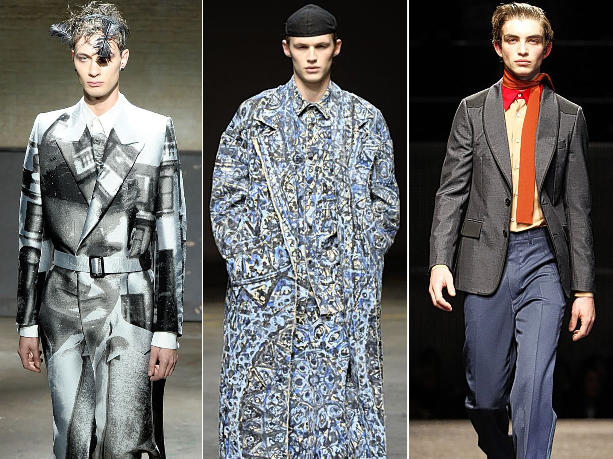 London: Alexander McQueen, London: Craig Green, Milan: Prada