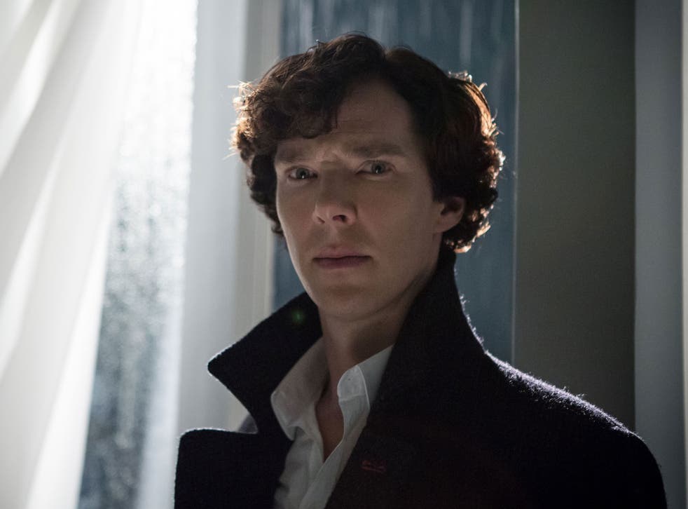 Sherlock played by Benedict Cumberbatch as he appears in the third series of the show, which has been a massive hit worldwide
