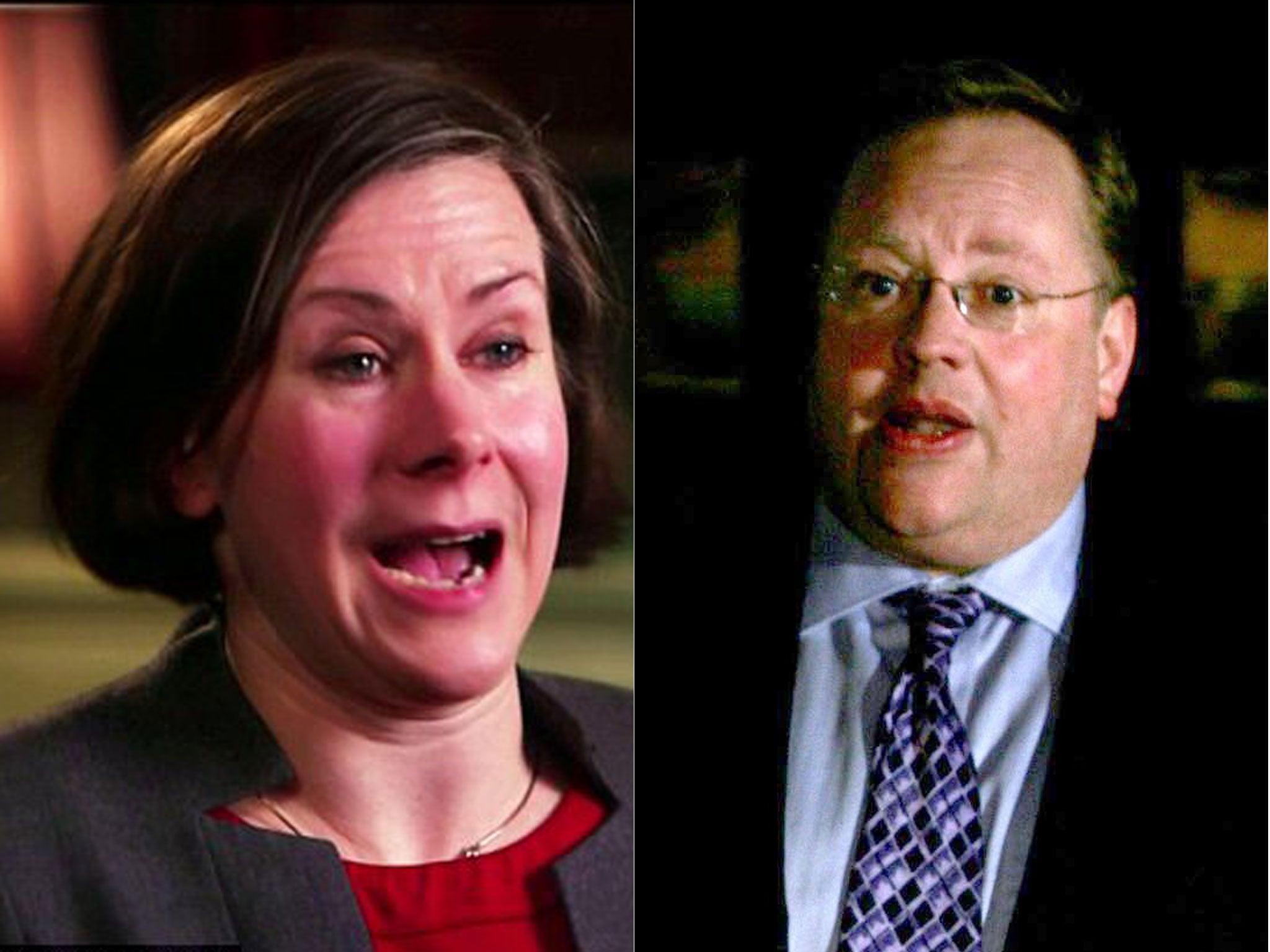 Bridget Harris, left, a former Clegg aide, has quit over the Lord Rennard affair