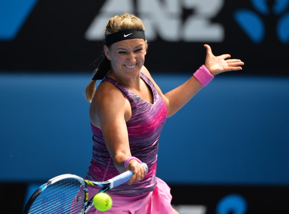 Victoria Azarenka breezed past Sloane Stephens in the Australian Open fourth round