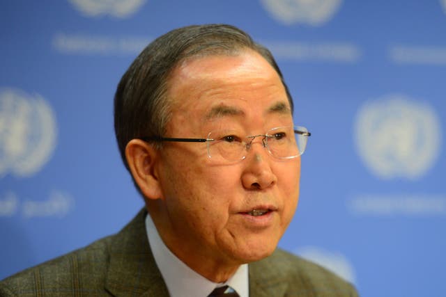 Ban Ki-Moon will travel to the region today to talk to representatives from Israel and Hamas