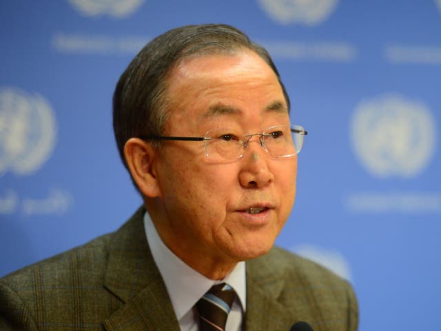 Ban Ki-Moon will travel to the region today to talk to representatives from Israel and Hamas