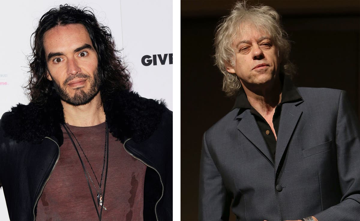 Sir Bob Geldof backs Russell Brand’s call for political revolution