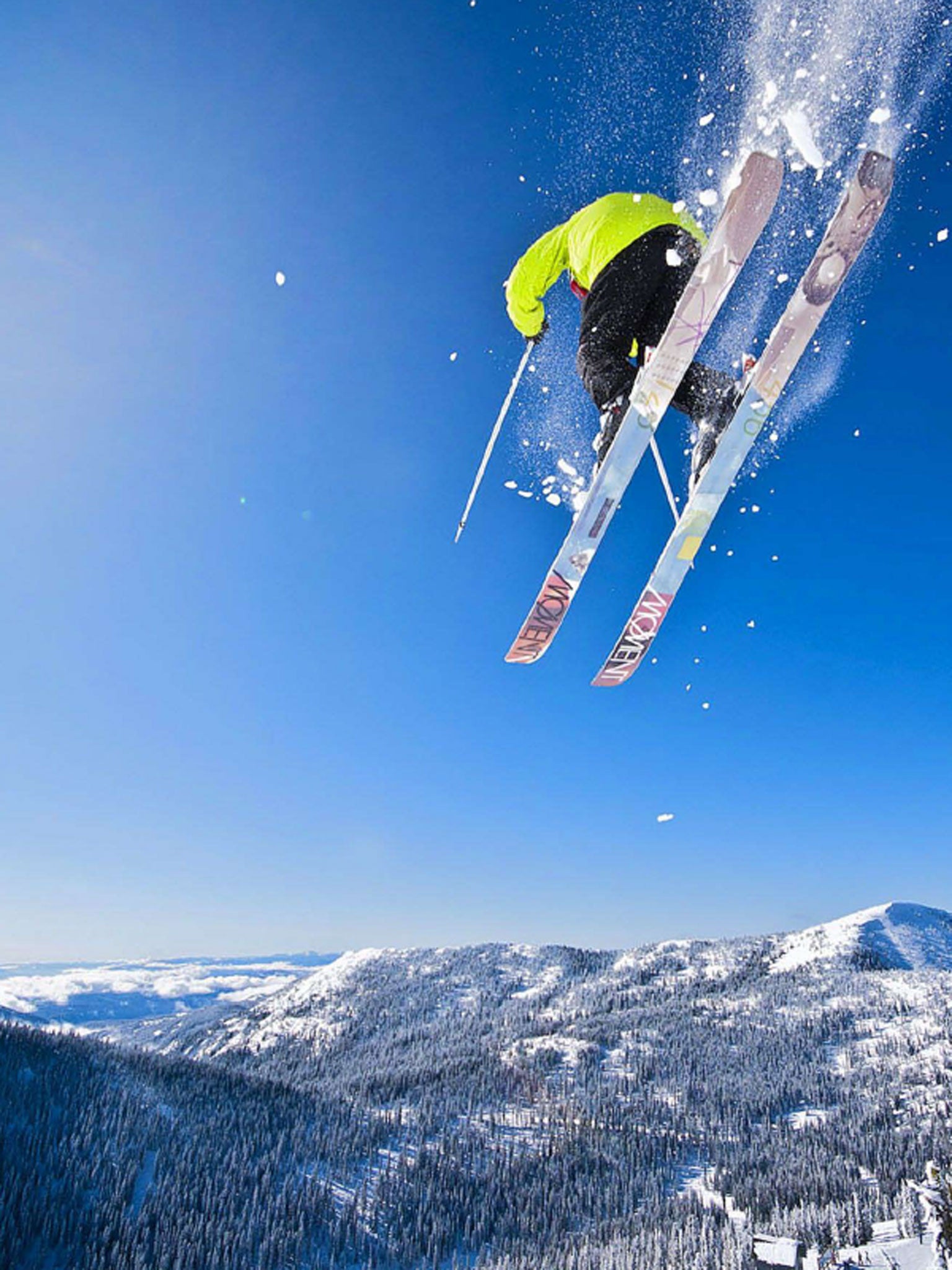 Air time: skiing at the Red Mountain resort