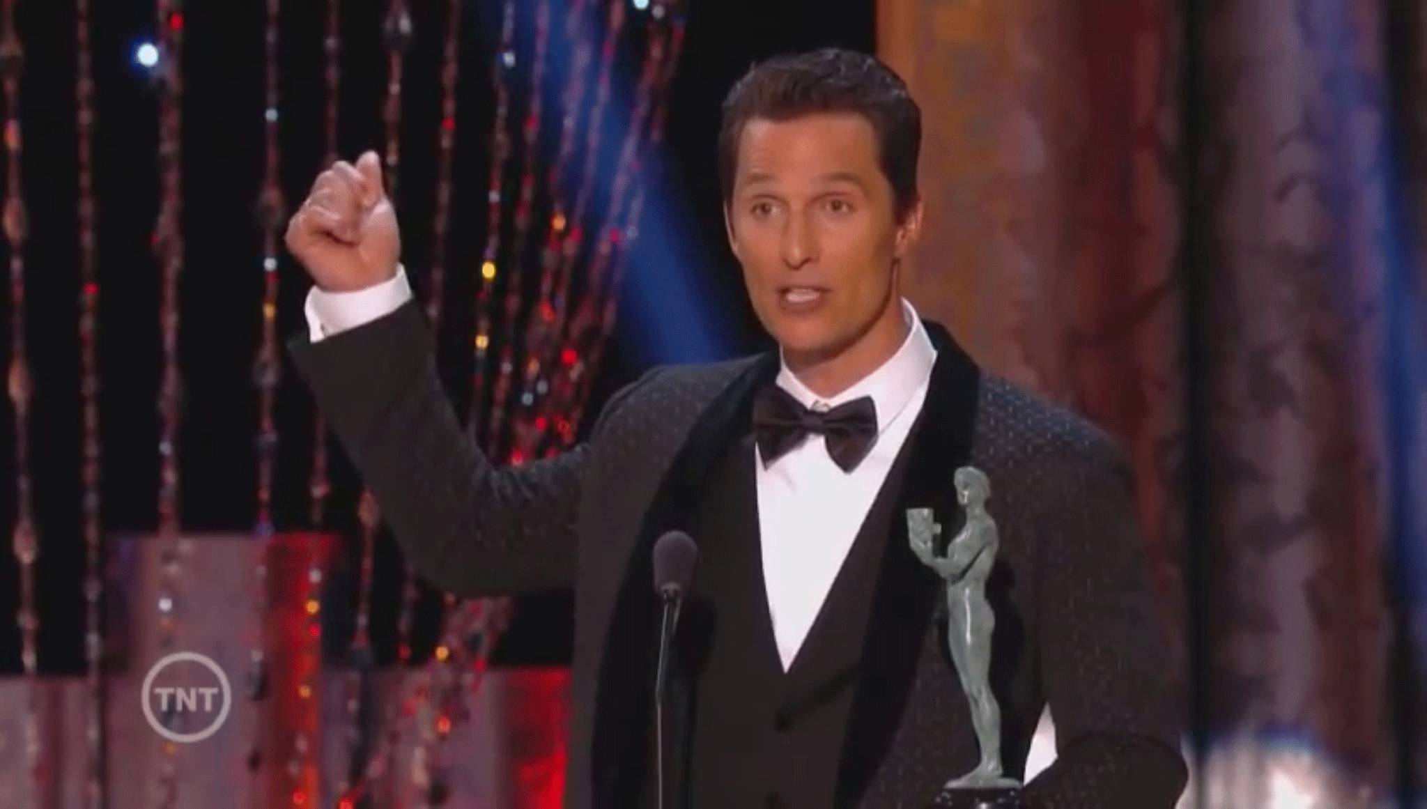 Matthew McConaughey shed weight for Dallas Buyers Club (Picture: YouTube)