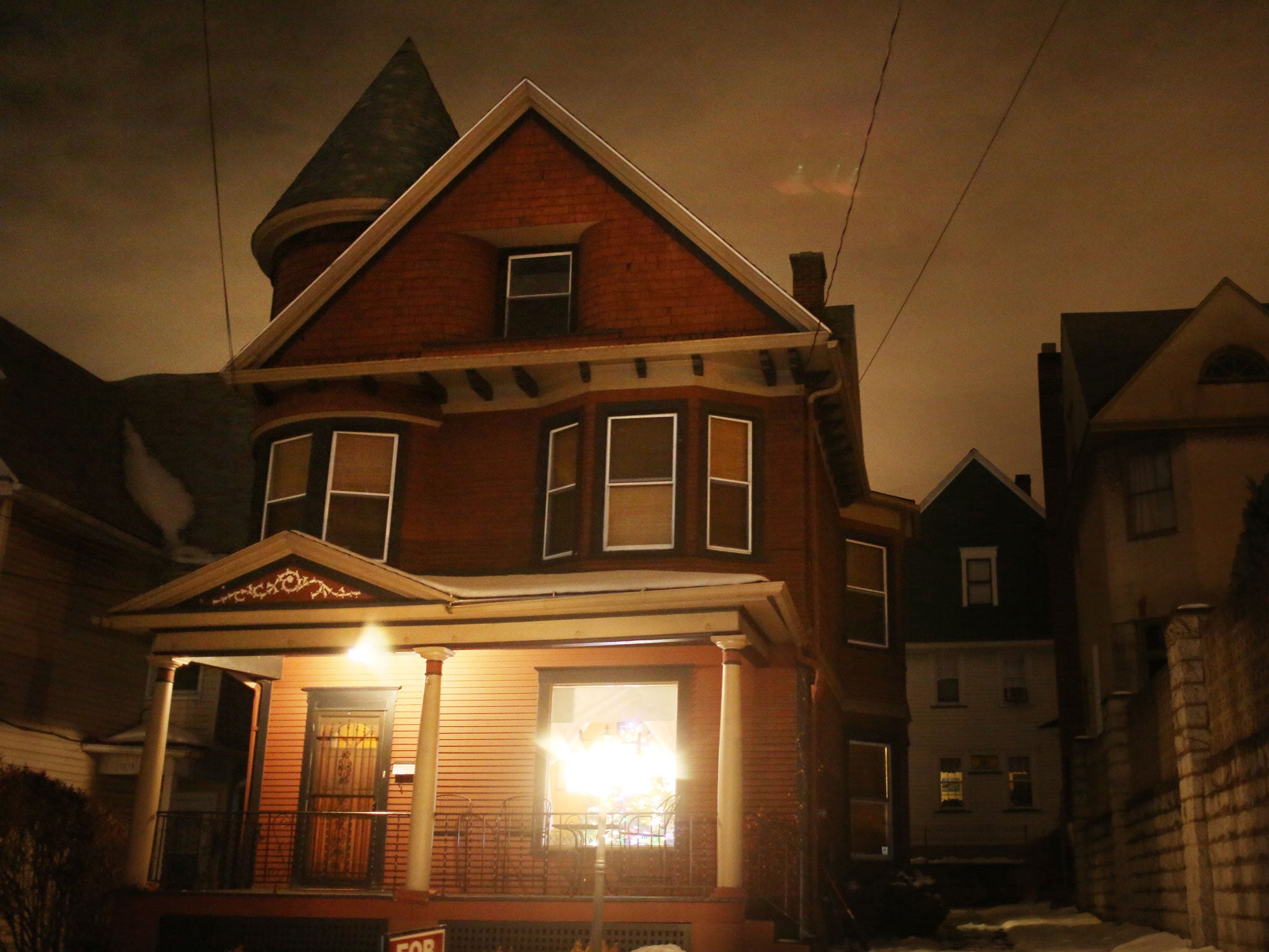 Gregory and Sandi Leeson are thoroughly creeped out by their 113-year-old Victorian home; they have described their home as 'slightly haunted'