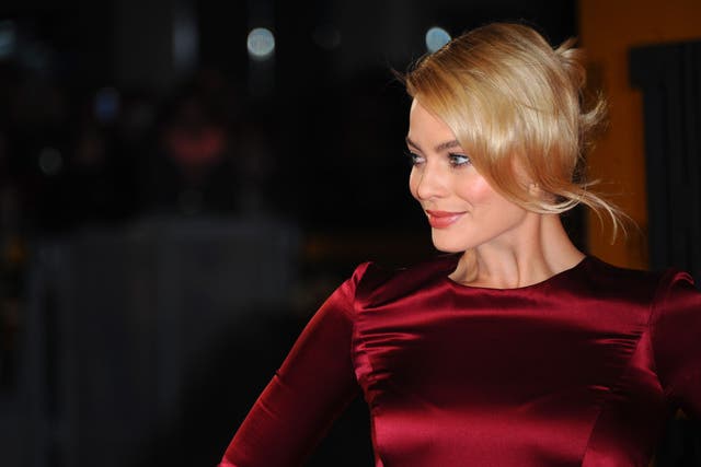 Margot Robbie at The Wolf of Wall Street UK premiere