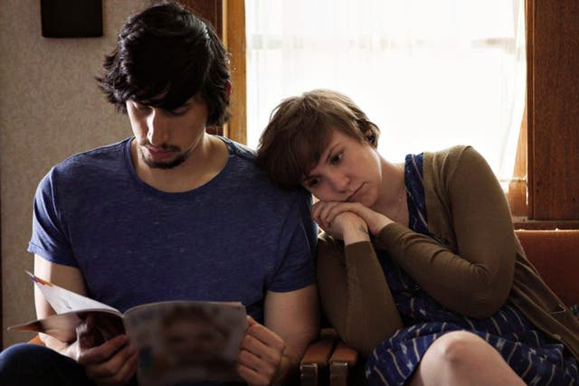 New York state of mind: Adam Driver and Lena Dunham in 'Girls'