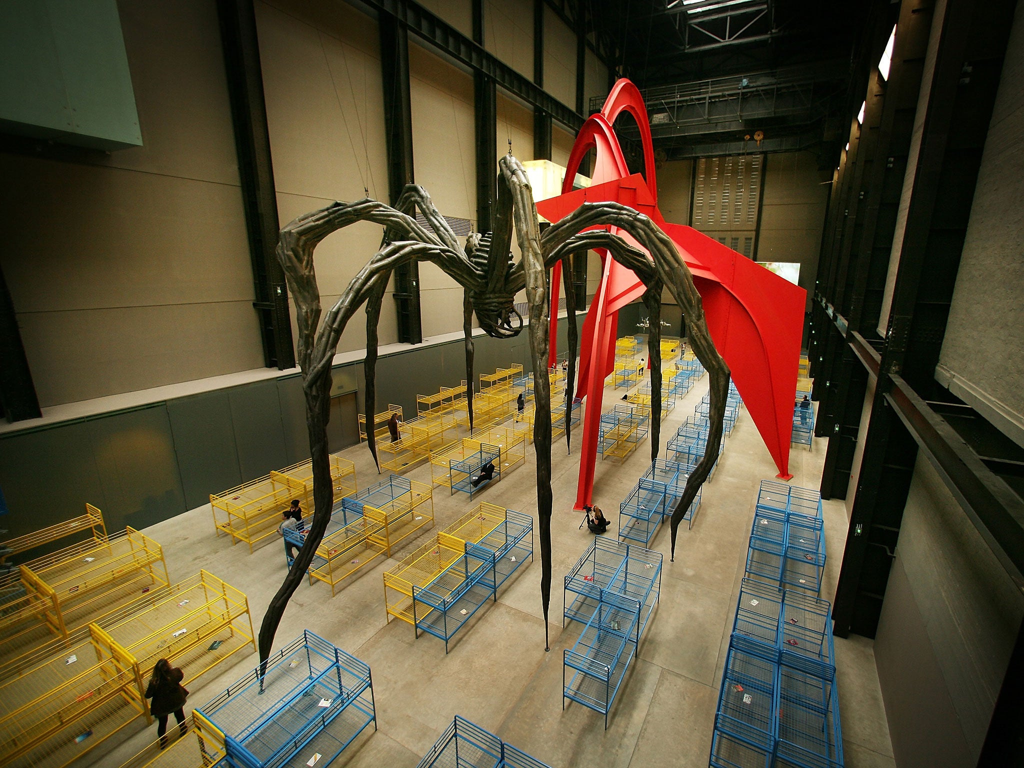 Dominique Gonzalez-Foester's installation 'TH.2058' which opened in October 2008 at the Tate modern