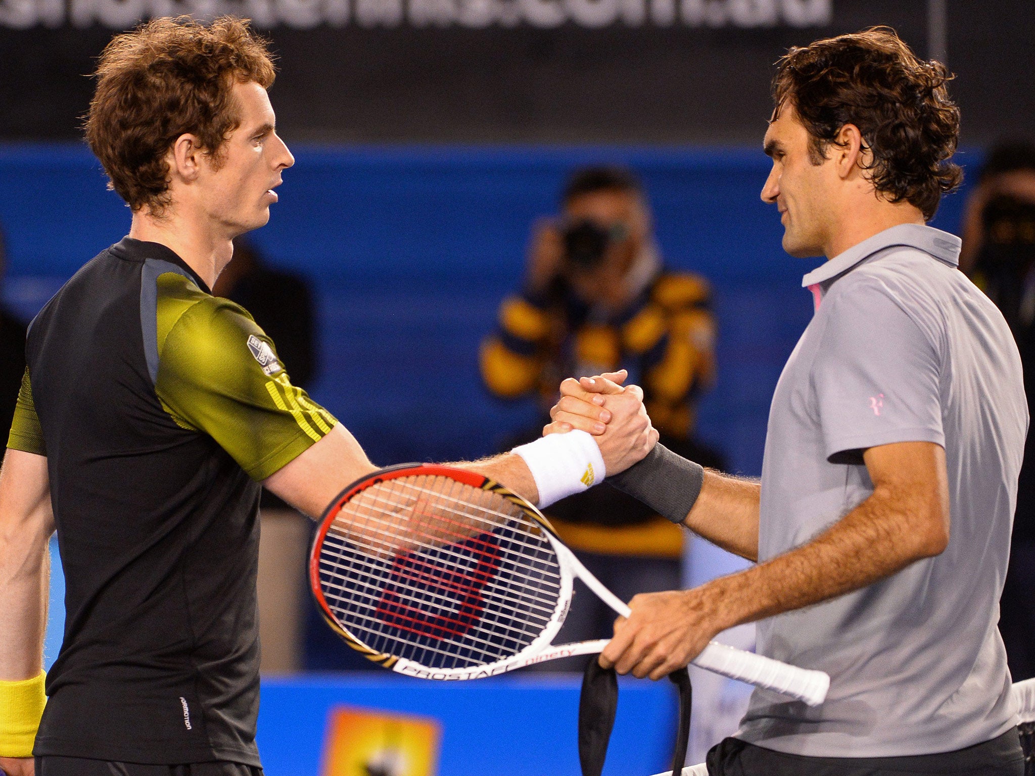 Australian Open 2014 Andy Murray V Roger Federer At The Grand Slams The Independent The