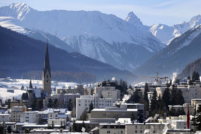 <p>Davos in Switzerland  </p>