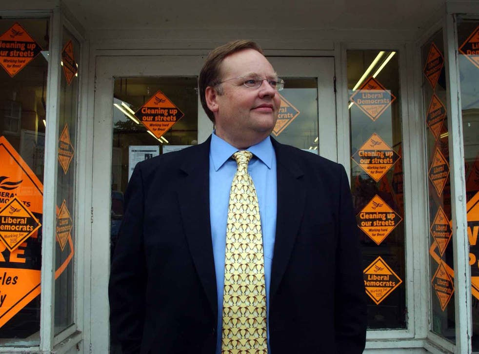 Lord Rennard in 2003; he has been accused of portraying himself as the victim in the groping scandal