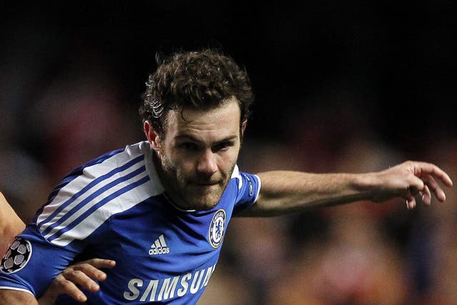 Spain midfielder Juan Mata has been a peripheral figure at Stamford Bridge for most of this season