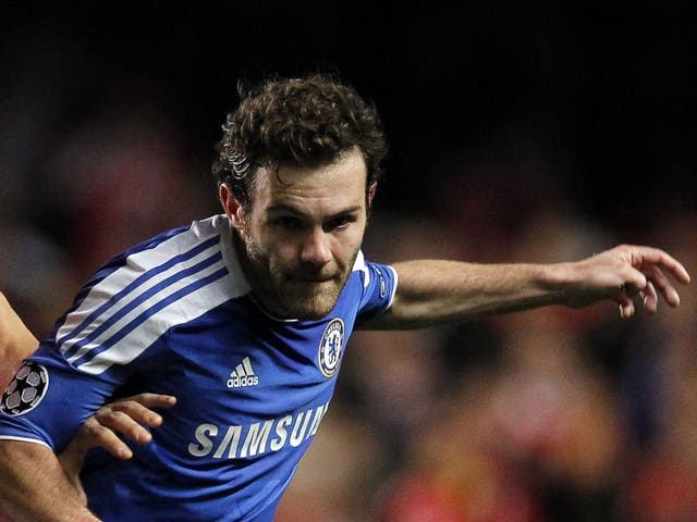 Spain midfielder Juan Mata has been a peripheral figure at Stamford Bridge for most of this season