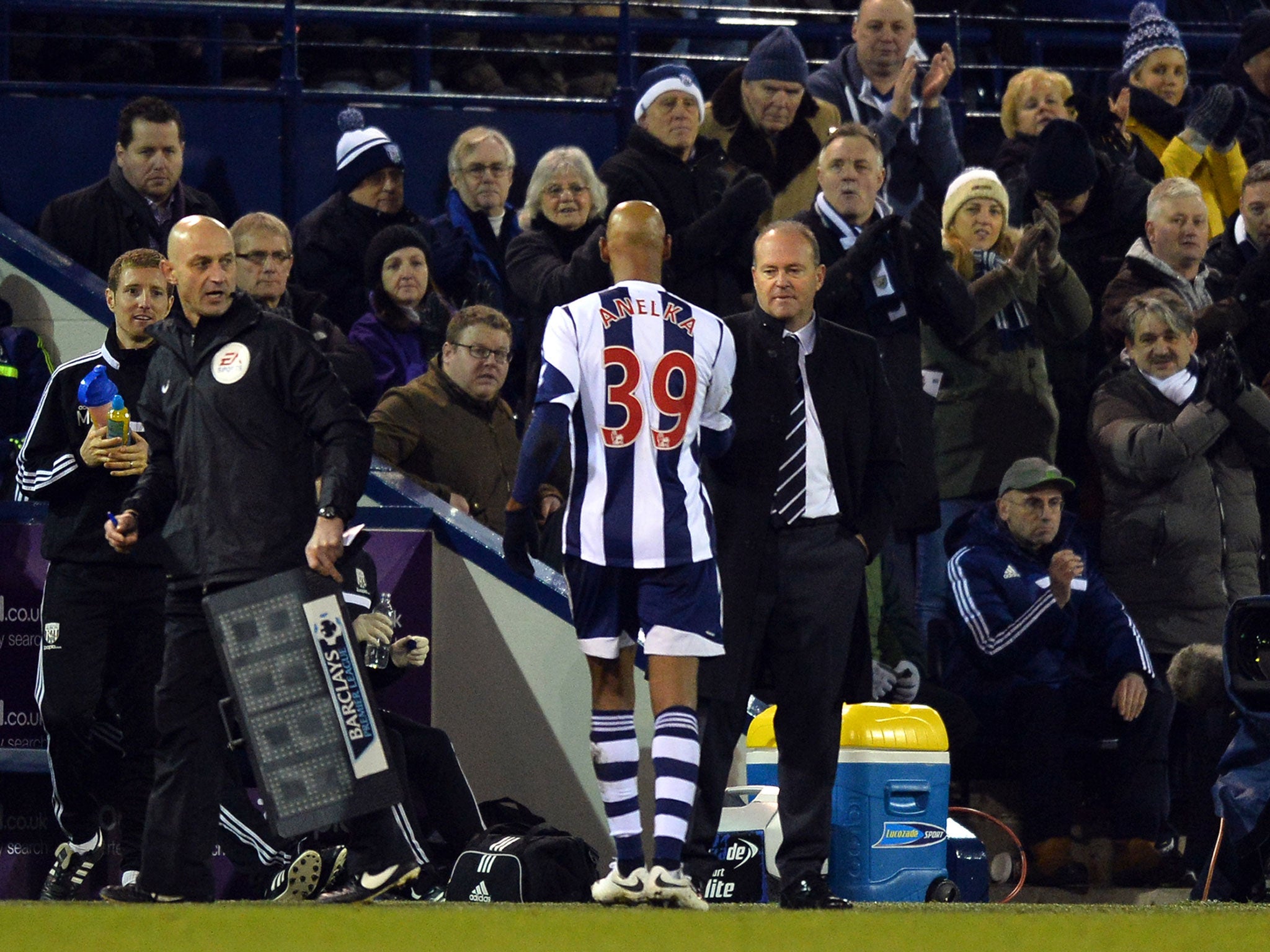 Pepe Mel insists he has no plans to drop striker Nicolas Anelka for West Brom