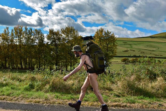 Back to naturist: Stephen Gough was the subject of 'The Naked Rambler'