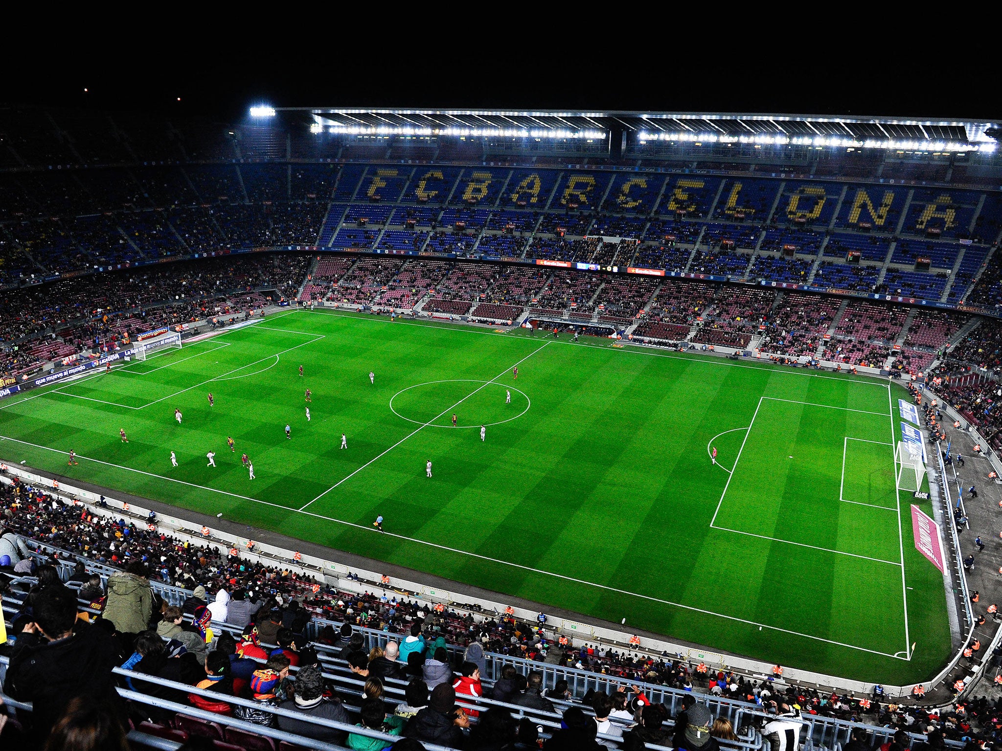 How the Nou Camp looks today