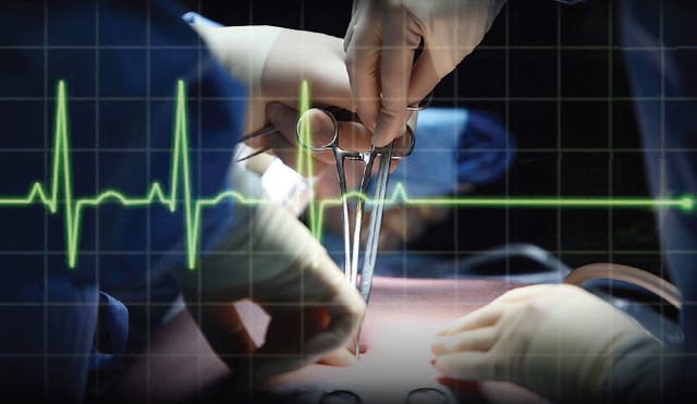 Flatlining: the Government has been accused by Labour of intentionally 'running down' the NHS