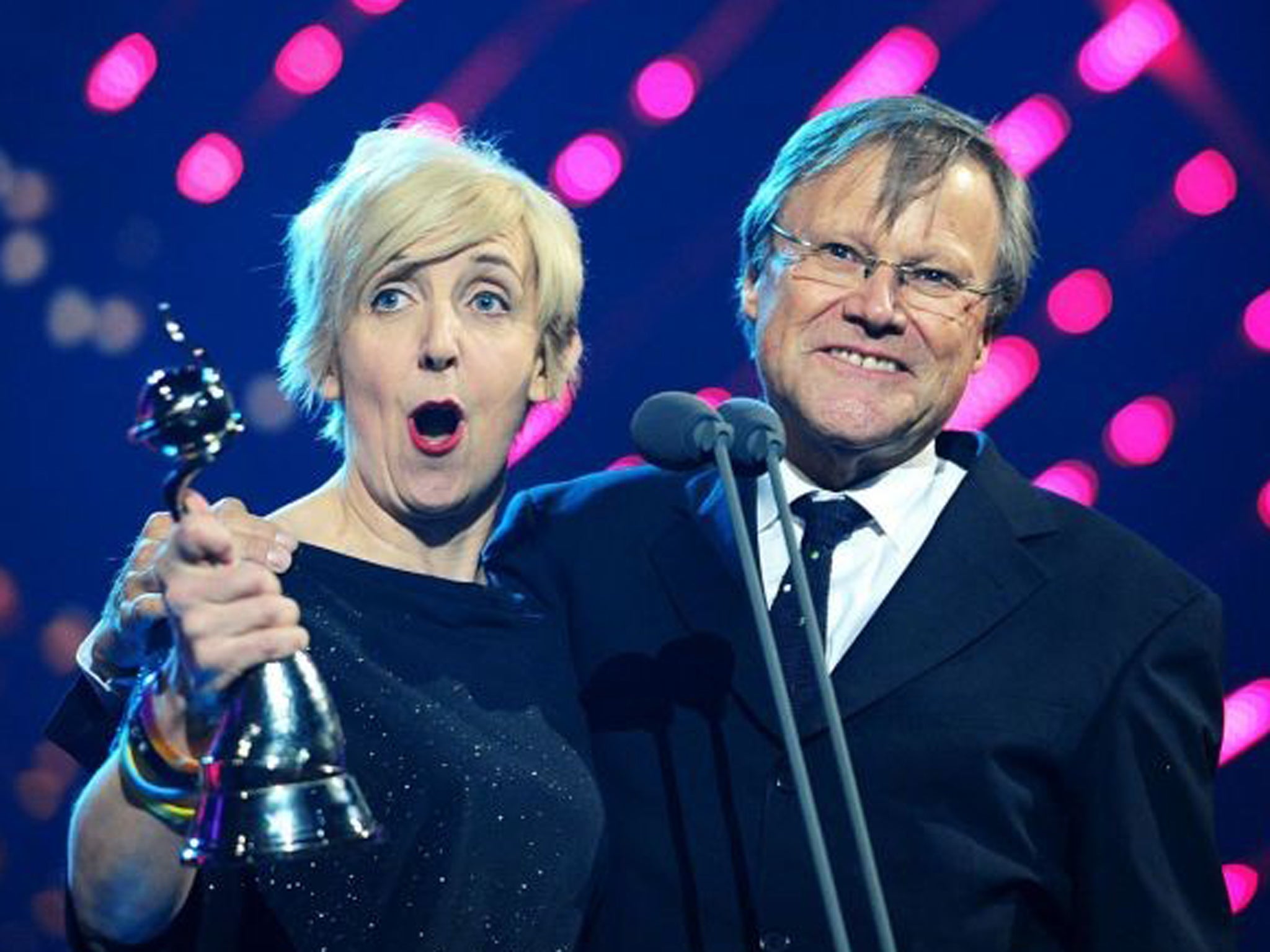 Coronation Street's Julie Hesmondhalgh and David Neilson