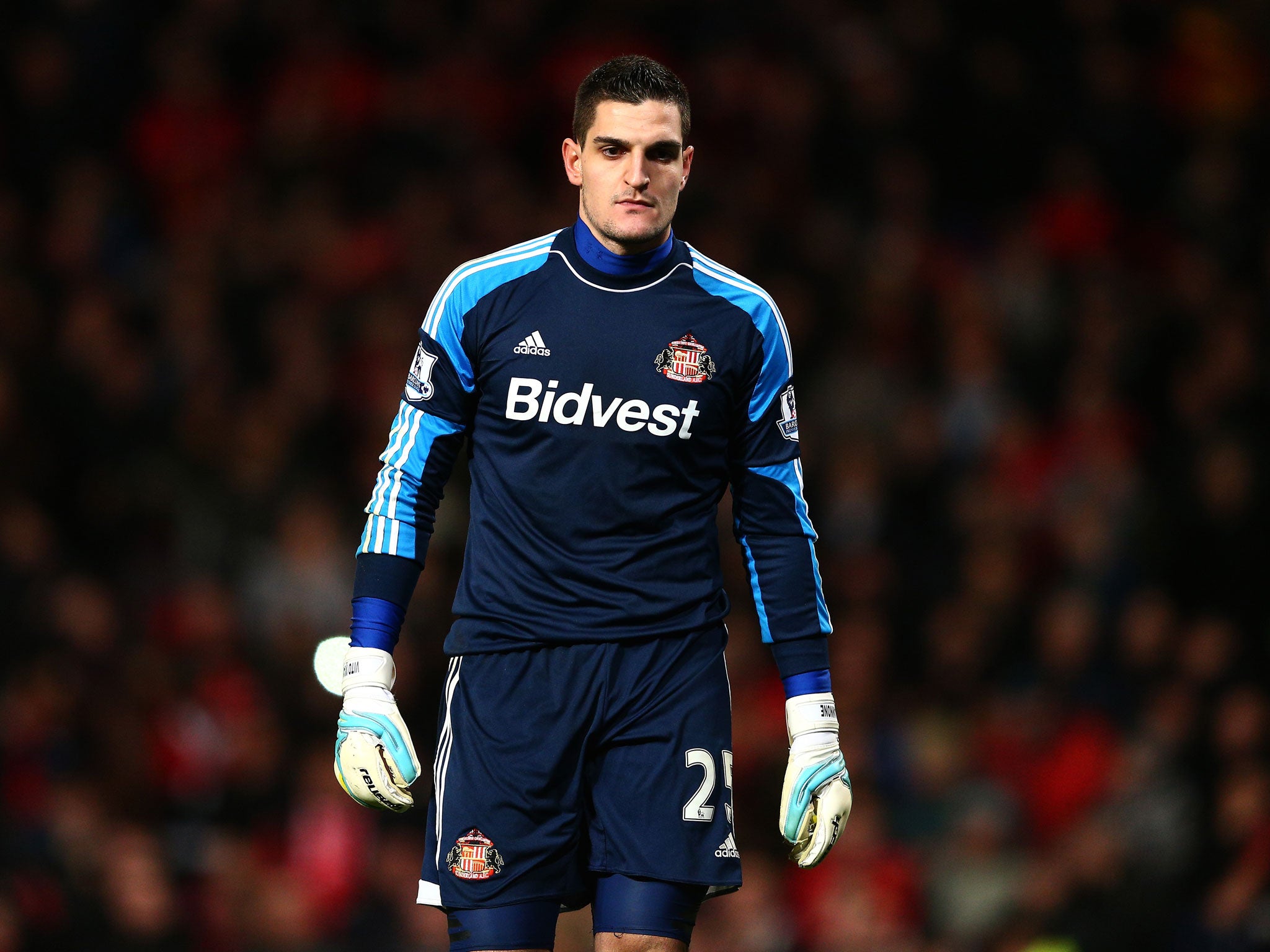 Vito Mannone was Sunderland's hero in the penalty shootout victory over Manchester United