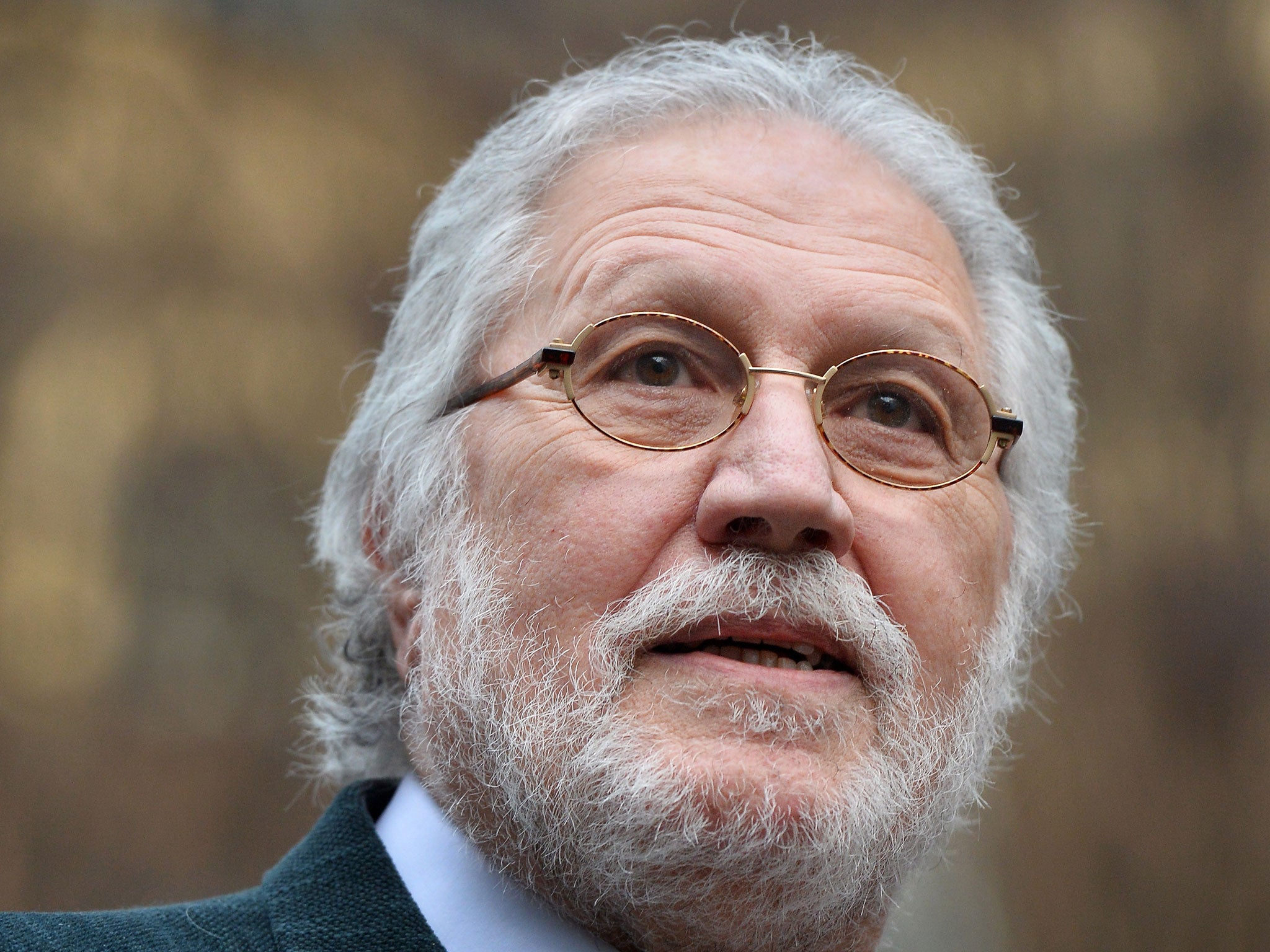 Former radio and TV presenter Dave Lee Travis, real name David Patrick Griffin, arrives at Southwark Crown Court in London for his trial in which he is charged with sexually assaulting 11 women in alleged offences spanning three decades.