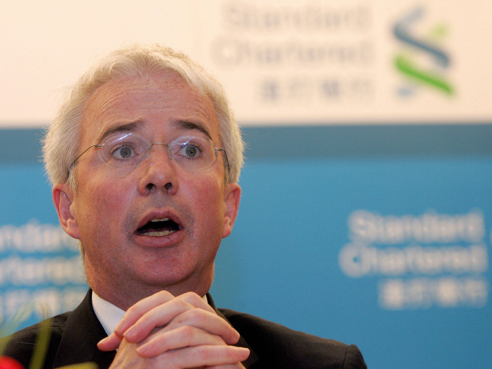 Peter Sands, the departing chief executive of Standard Chartered