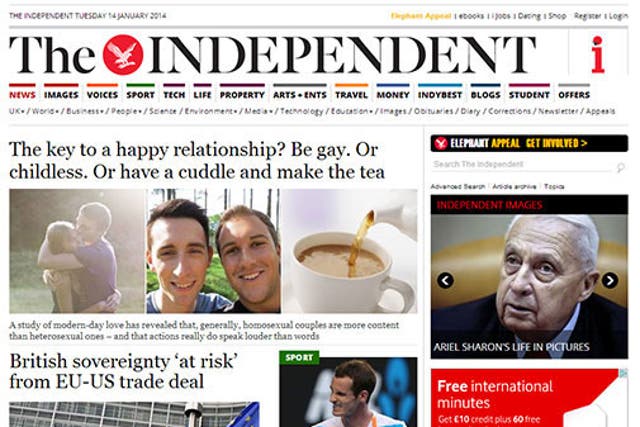 The Independent website grew by 7.94 per cent to 29,894,151 unique monthly users