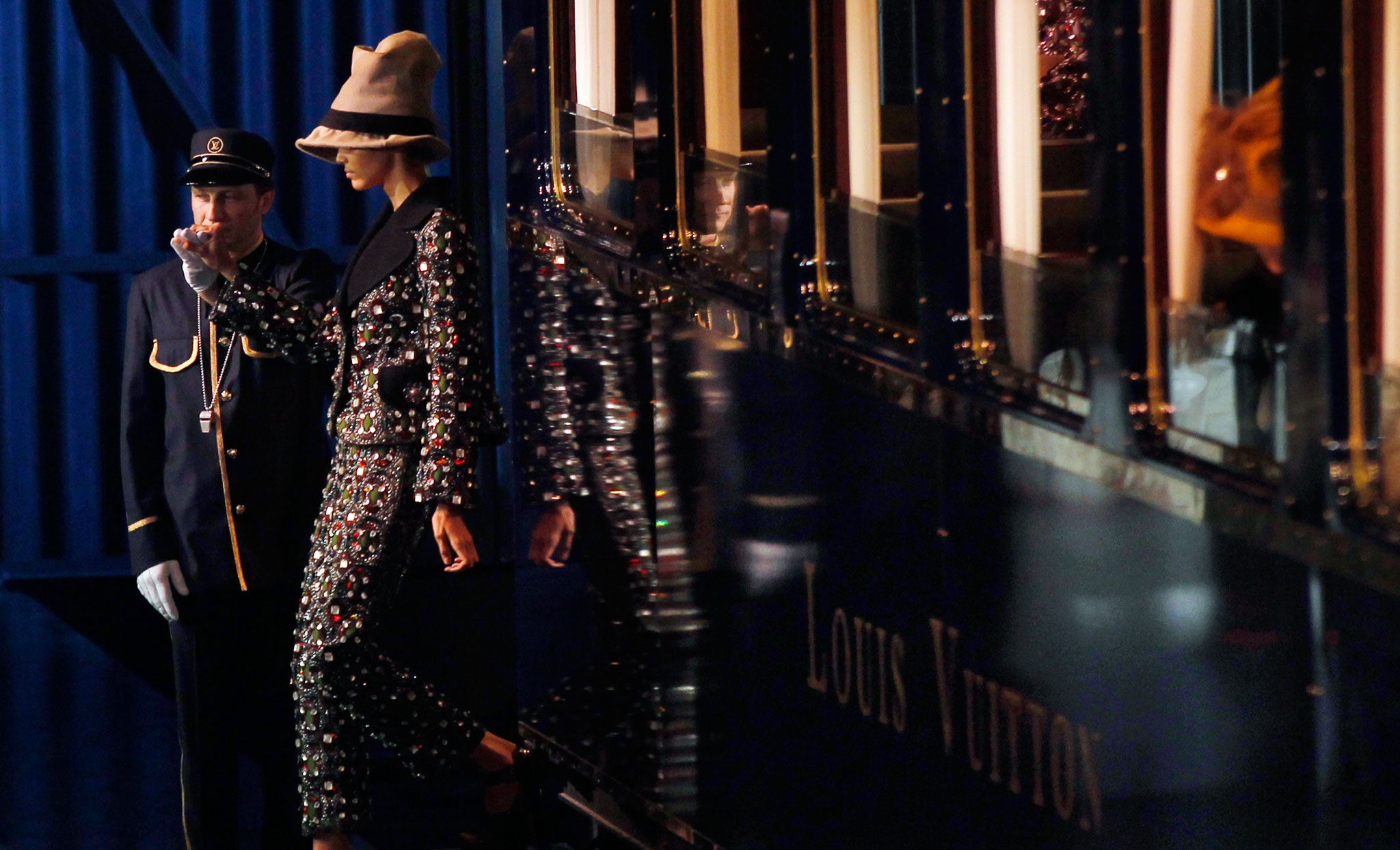 Louis Vuitton Uses Train-Station Set in Fall Ads – WWD