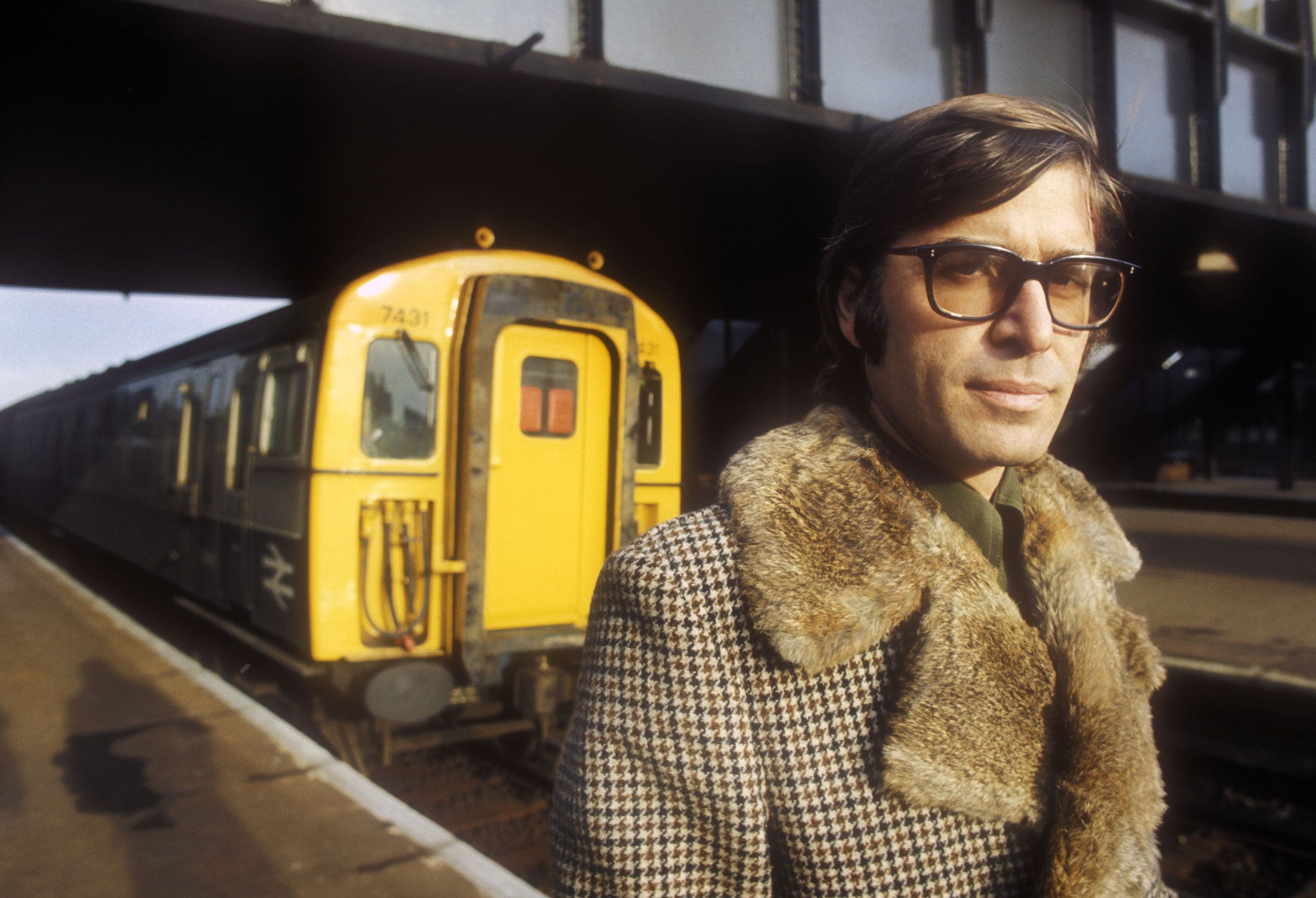 Flight and pursuit: Paul Theroux at London's Clapham Junction in 1978