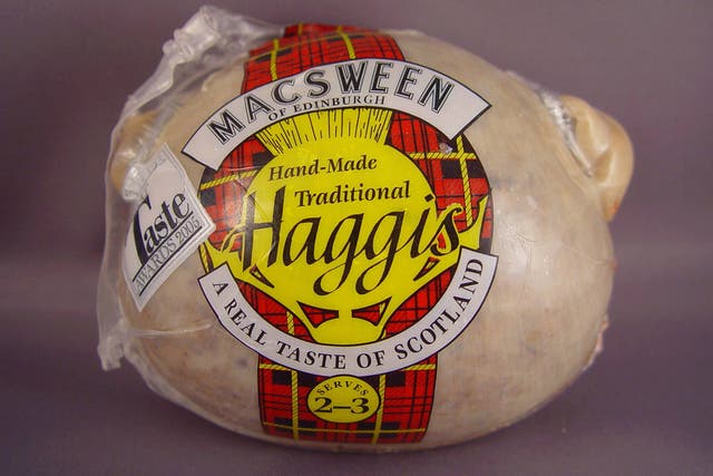 A Macsween's Haggis was to blame for the disturbance