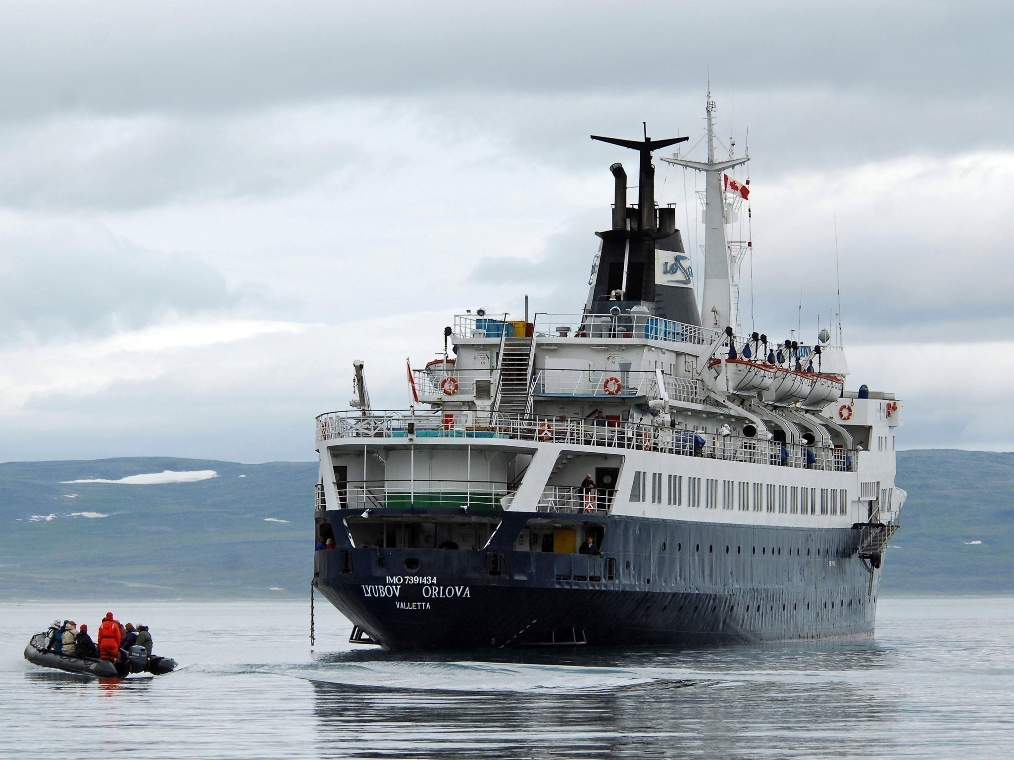 Phantom cruise: The MV 'Lyubov Orlova' was cut adrift in Canada last February