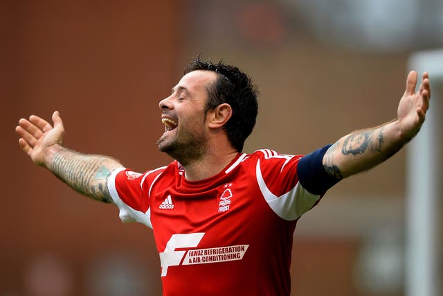 Andy Reid celebrates during Nottingham Forest's 5-0 FA Cup win over West Ham