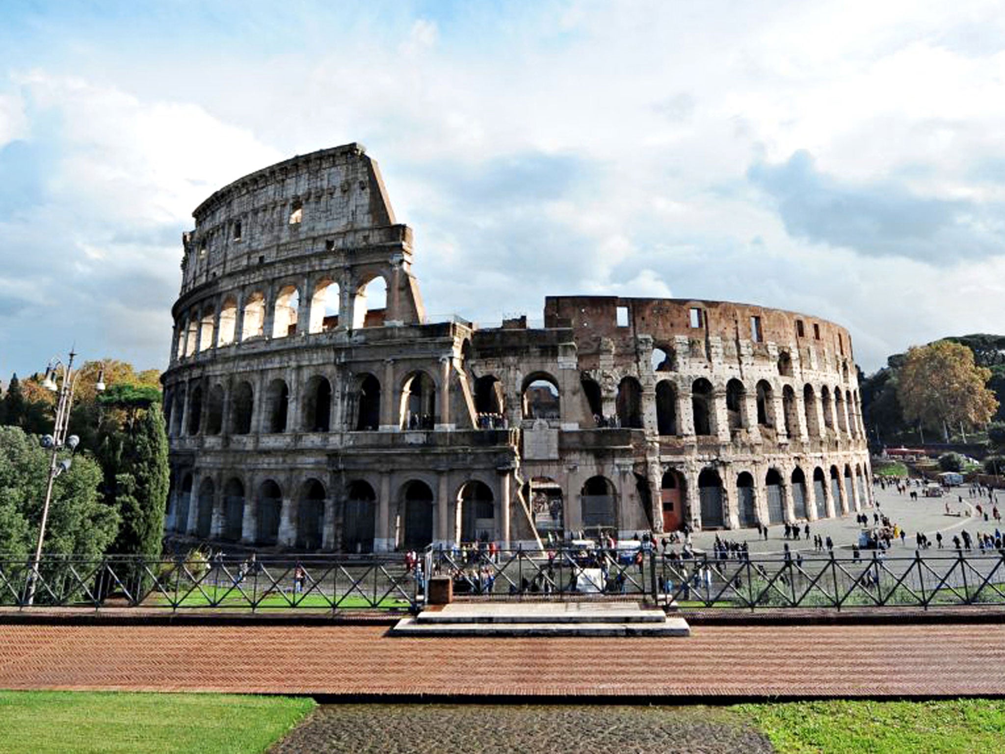 Amazing place: the Colosseum in Rome