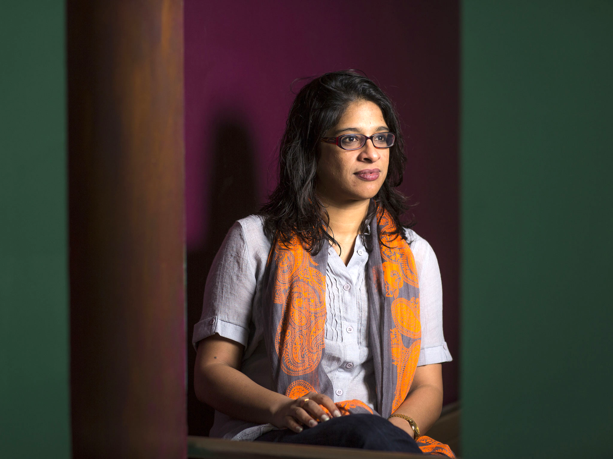 Indhu Rubasingham, the
Tricycle’s artistic director, says
it is apolitical