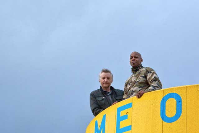 Bragg and Campbell at the Southbank Centre, where they will take part in the Being a Man festival