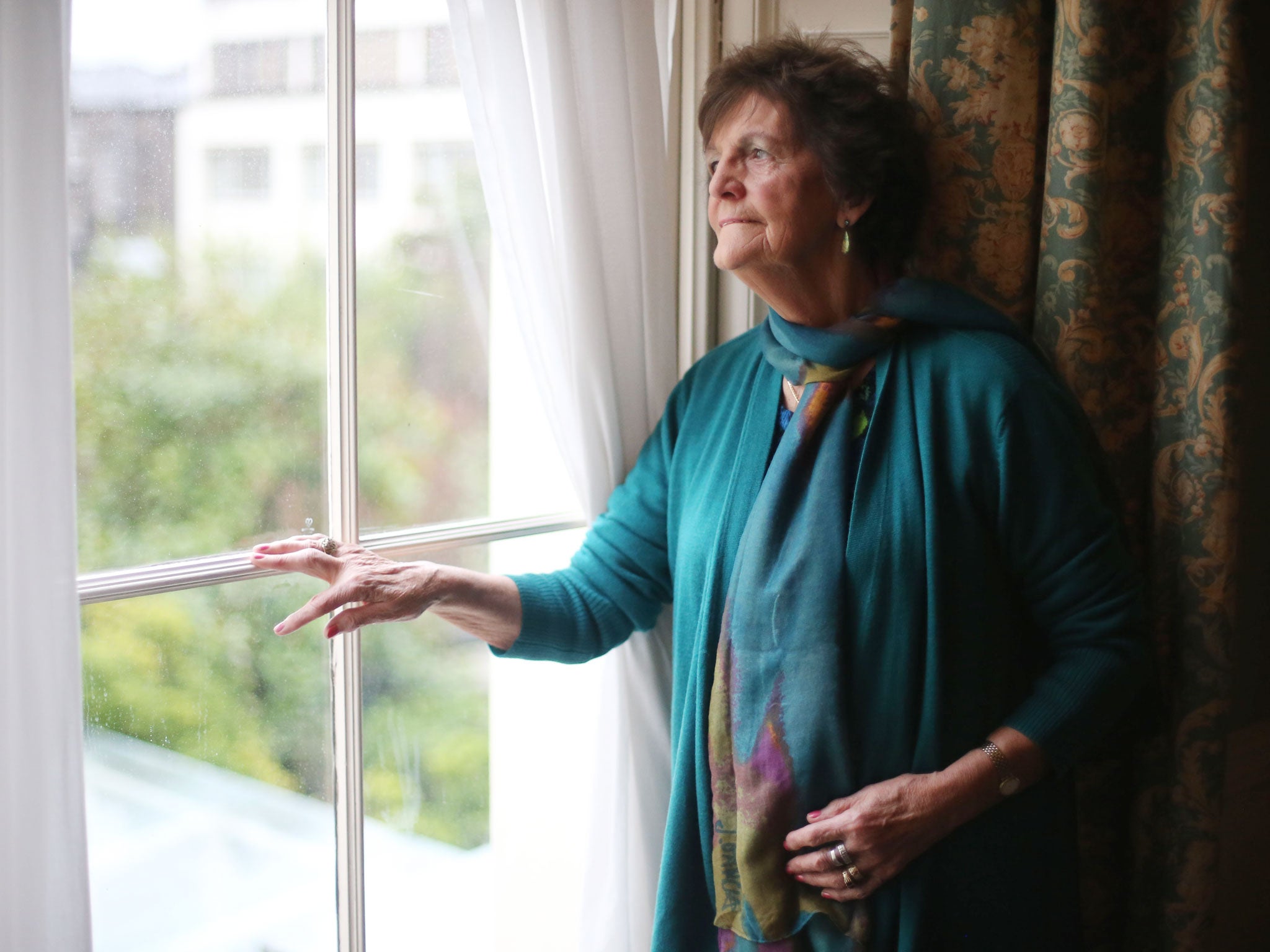 Philomena Lee in Dublin at the launch of the Philomena Project, a campaign to open up Irish adoption records